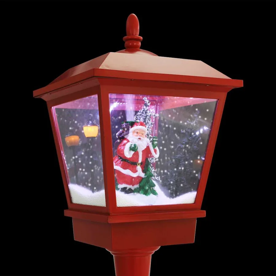 Lampadaire de Noël avec Père Noël 180 cm LED - 9