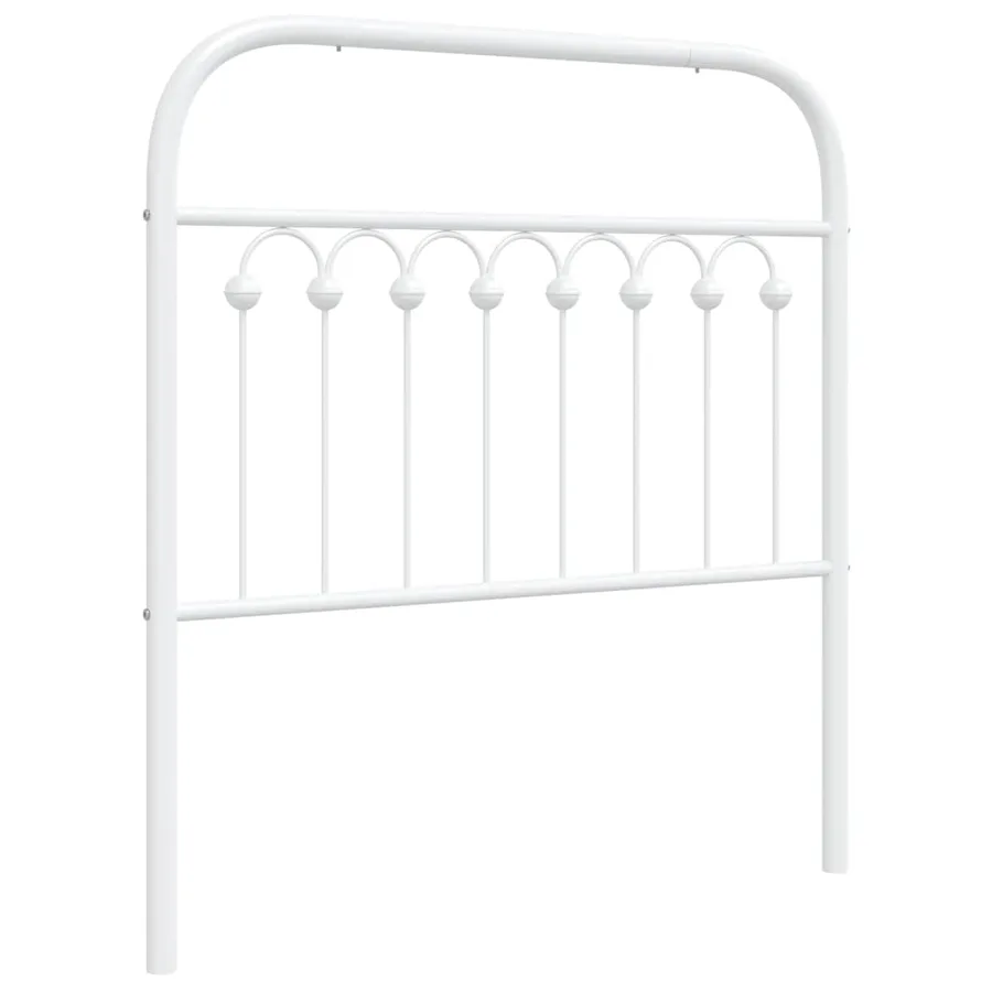 Tête de lit de remplacement métal blanc 90 cm - 2