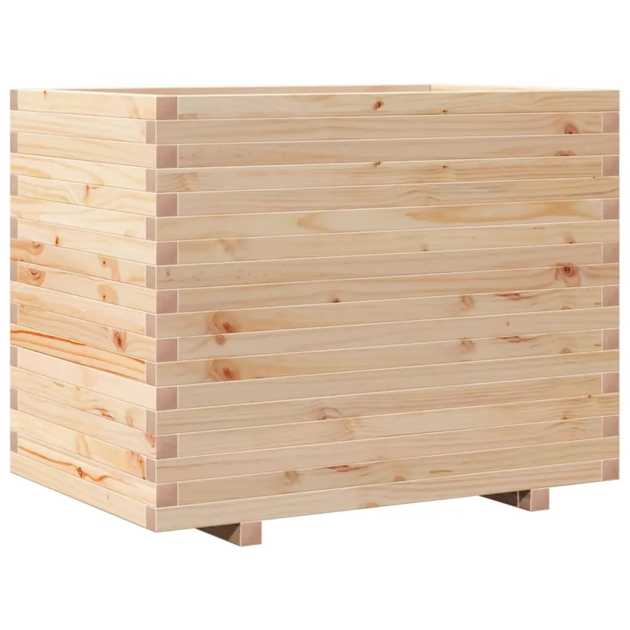 Jardinière 90x60x72 cm bois de pin massif - 2
