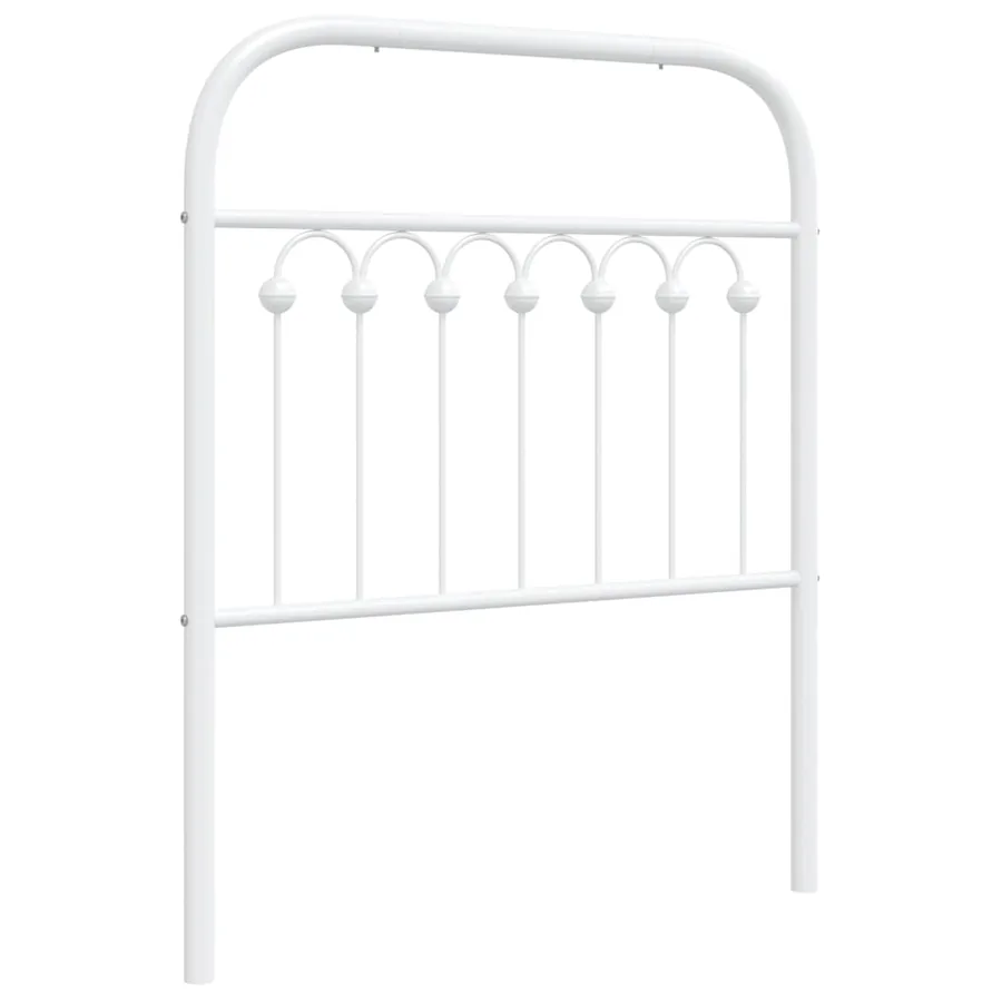 Tête de lit de remplacement métal blanc 75 cm - 2