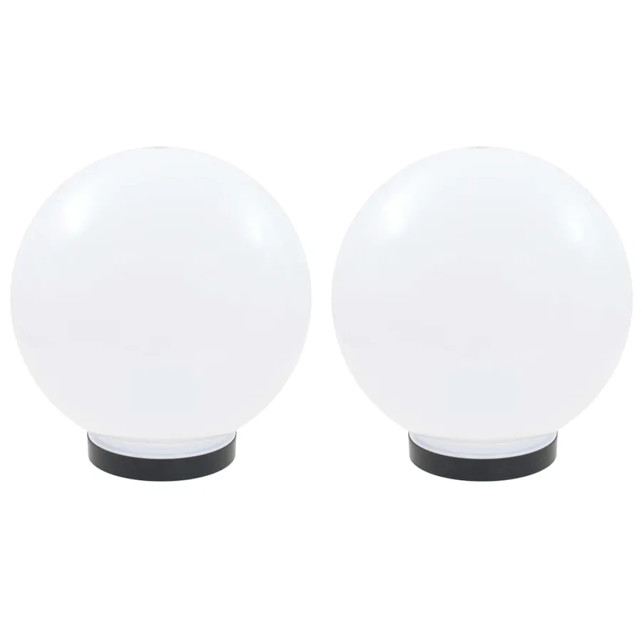 Lampe à LED sous forme de boule 2 pcs Sphérique 25 cm PMMA - 2