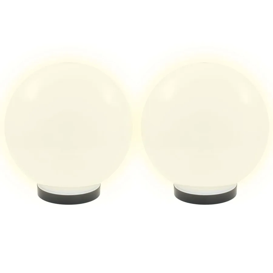 Lampe à LED sous forme de boule 2 pcs Sphérique 25 cm PMMA - 3