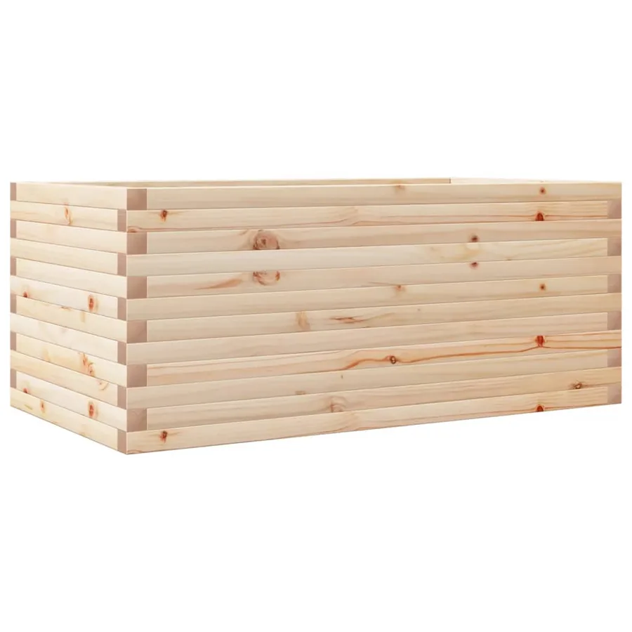 Jardinière 110x60x45,5 cm bois de pin massif - 2