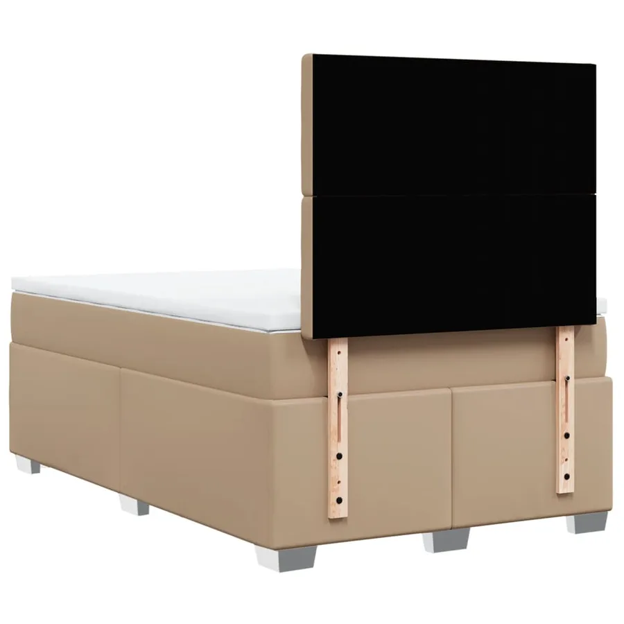 Sommier à lattes de lit avec matelas Cappuccino 120x200 cm - 10