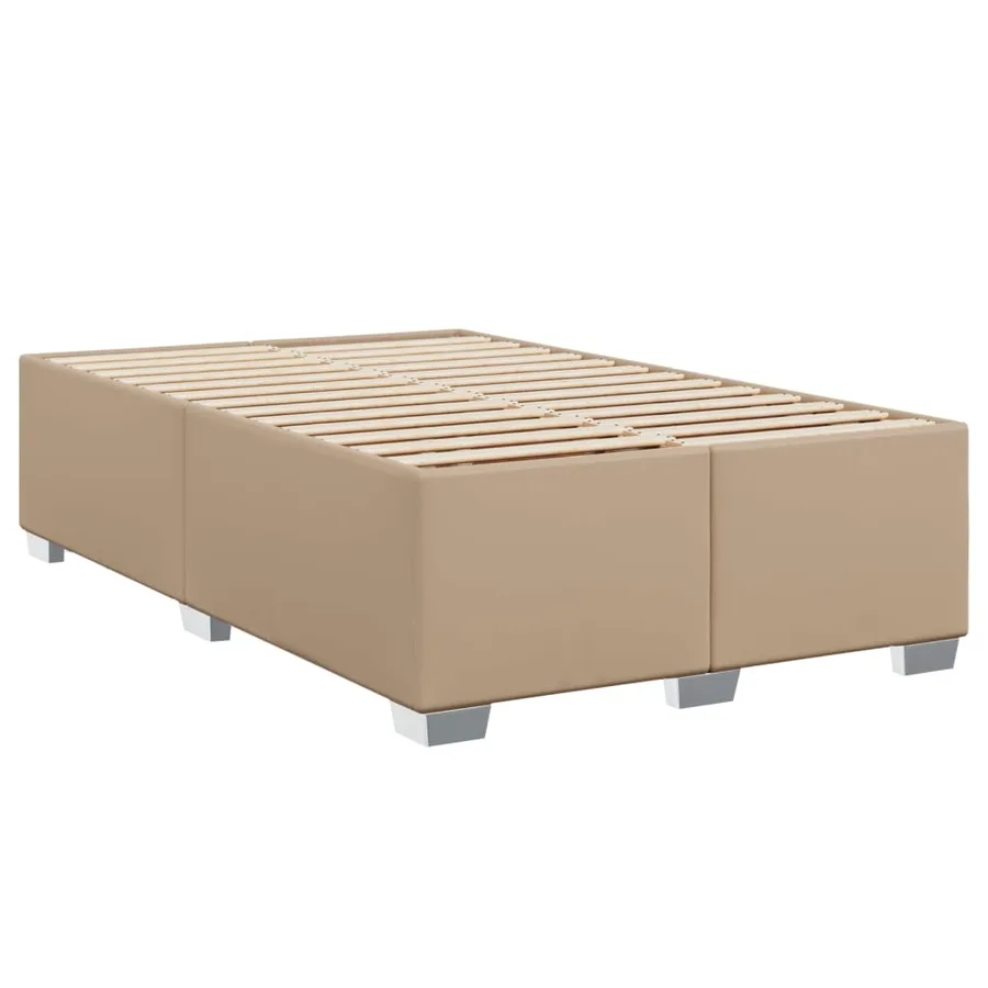 Sommier à lattes de lit avec matelas Cappuccino 120x200 cm - 5
