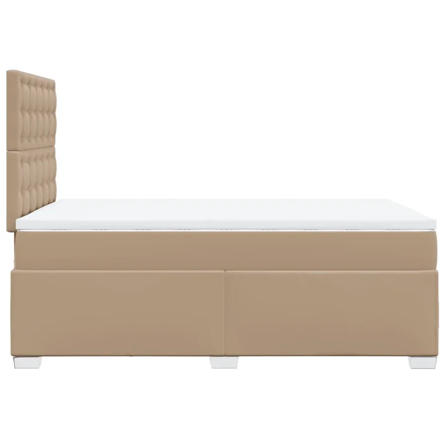 Sommier à lattes de lit avec matelas Cappuccino 120x200 cm - 9
