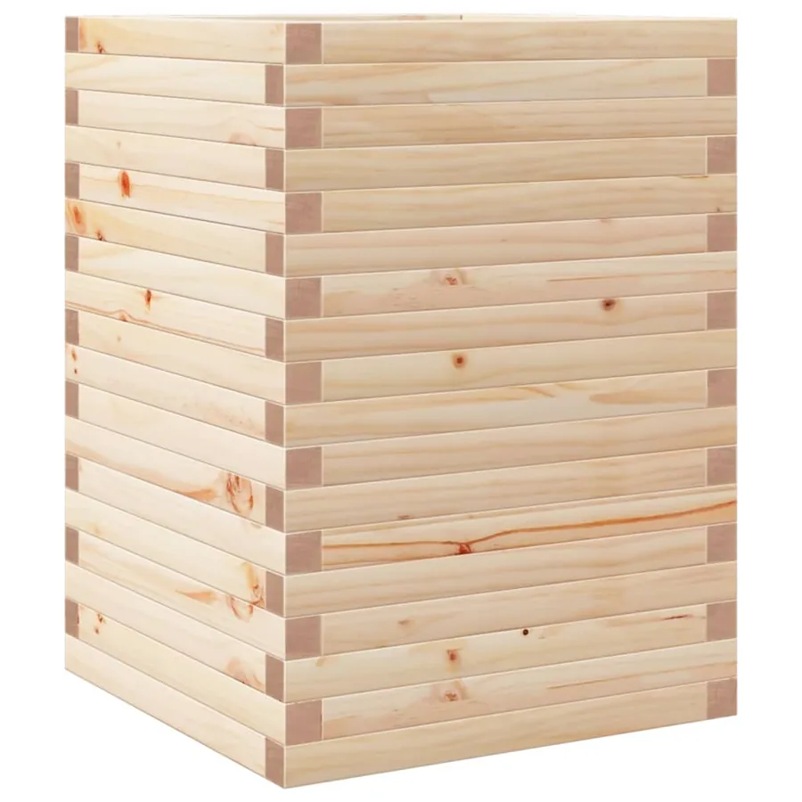 Jardinière 50x50x68,5 cm bois de pin massif - 2