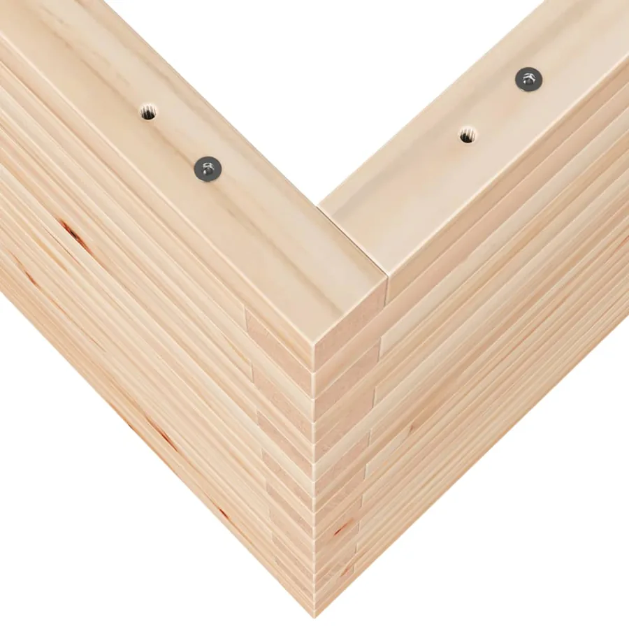 Jardinière 50x50x68,5 cm bois de pin massif - 8