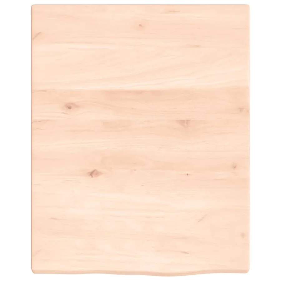 Étagère de vasque murale acier et bois de chêne massif - 8