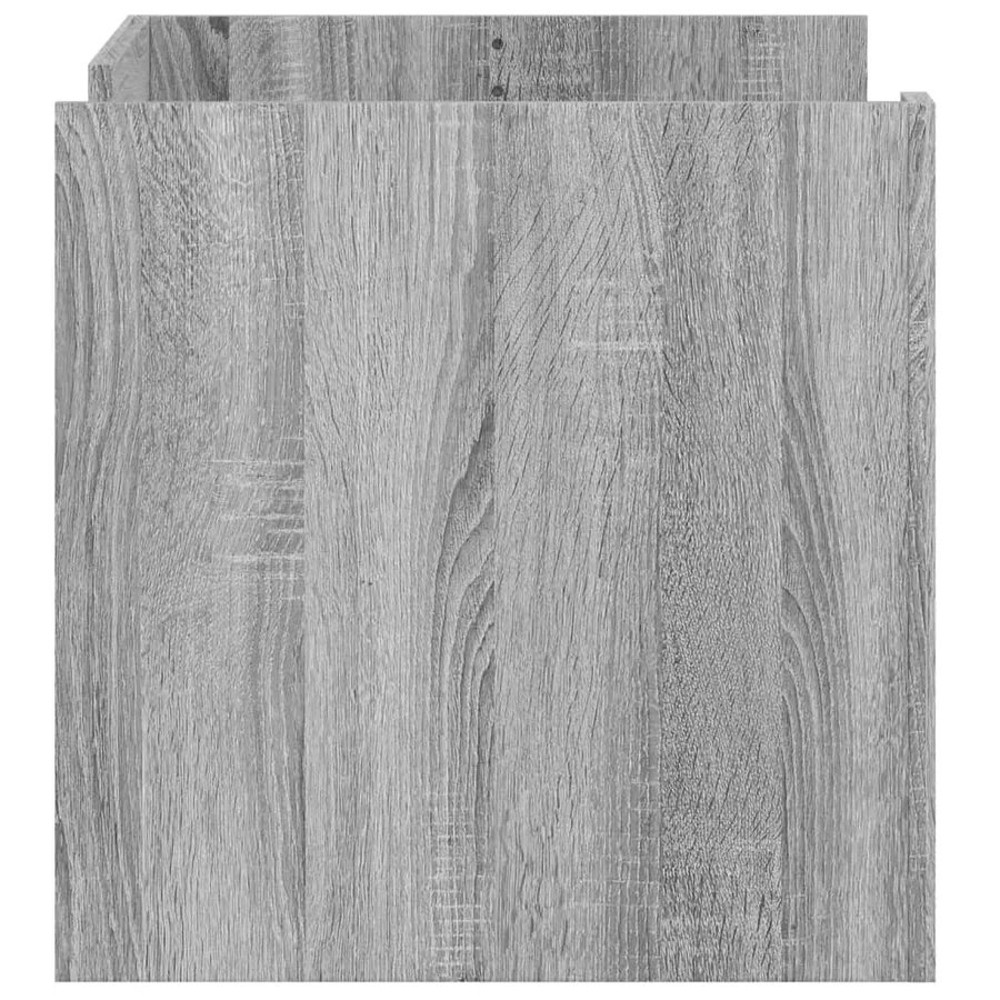 Table basse sonoma gris 80x50x50 cm Bois d'ingénierie - 5