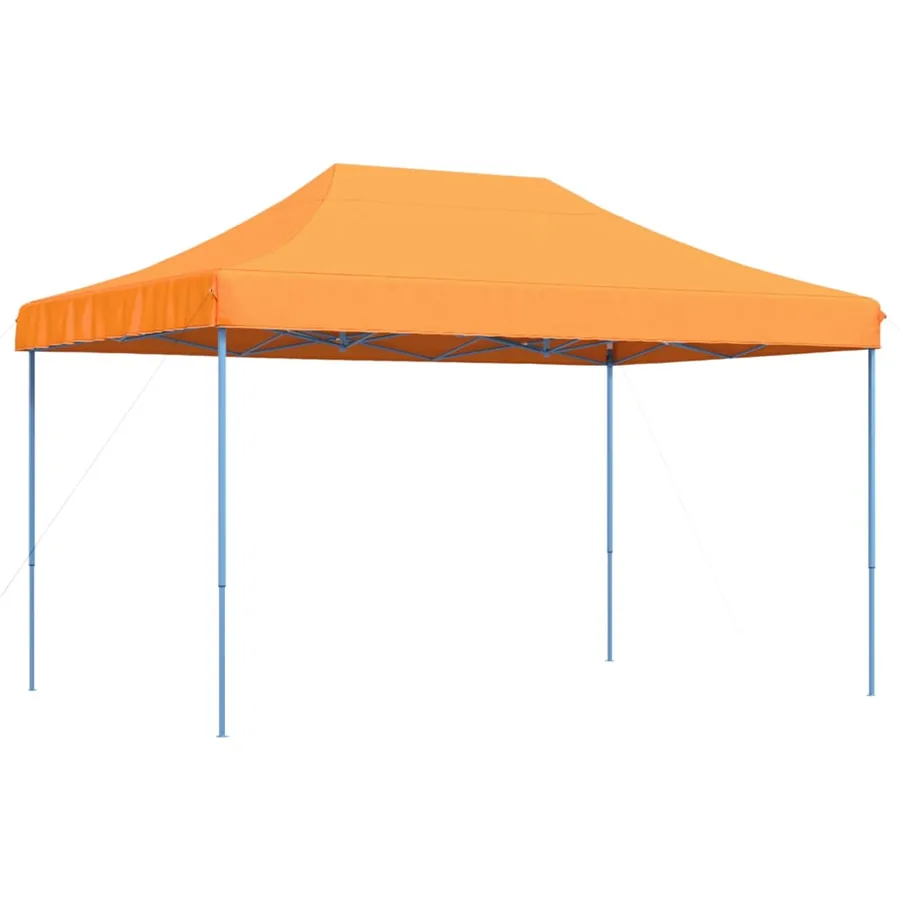Tente de réception pliable escamotable orange 440x292x315 cm - 2
