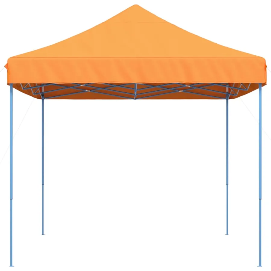 Tente de réception pliable escamotable orange 440x292x315 cm - 5