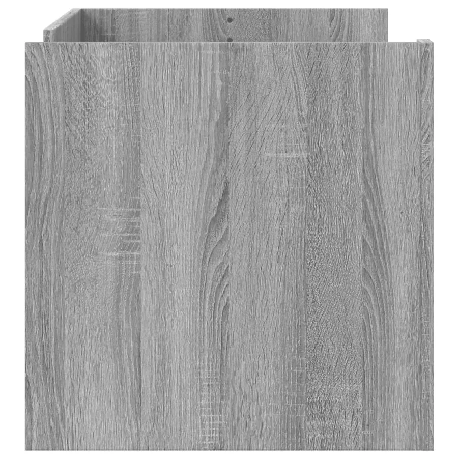 Table basse sonoma gris 100x50x50 cm bois d'ingénierie - 5