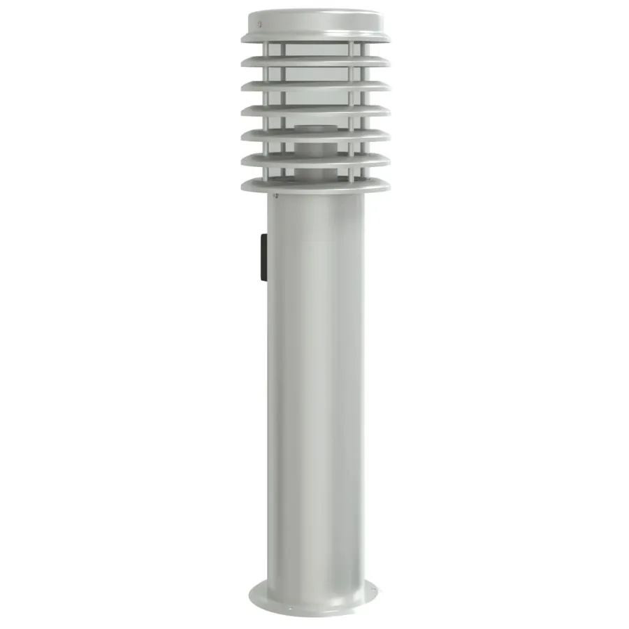Lampadaire d'extérieur et sortie argenté 60 cm acier inoxydable - 2