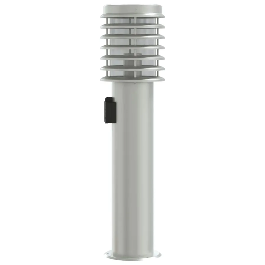 Lampadaire d'extérieur et sortie argenté 60 cm acier inoxydable - 5