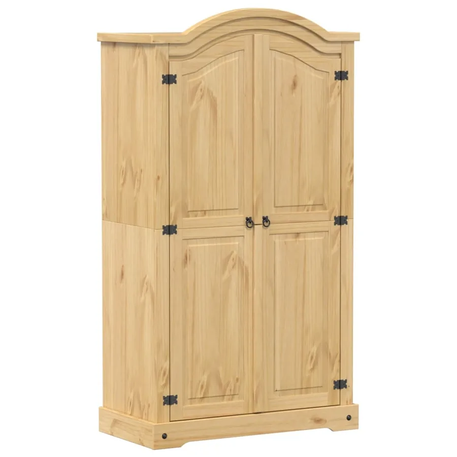 Garde-robe Corona 102x52x186 cm bois de pin massif - 2