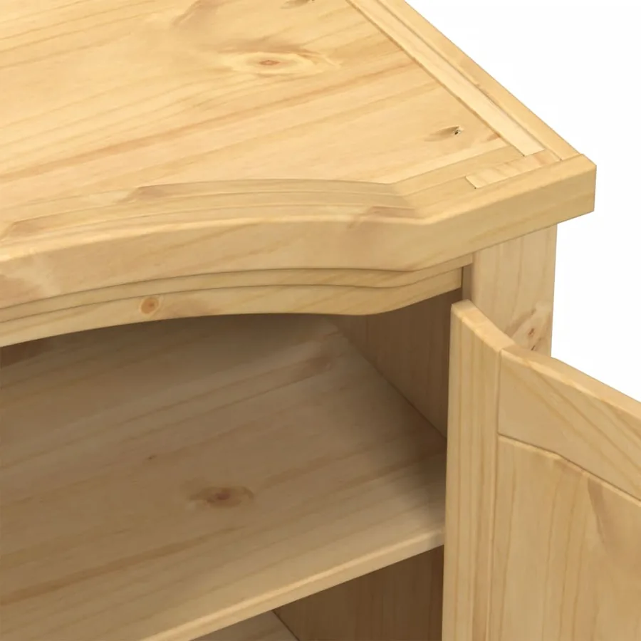 Garde-robe Corona 102x52x186 cm bois de pin massif - 7