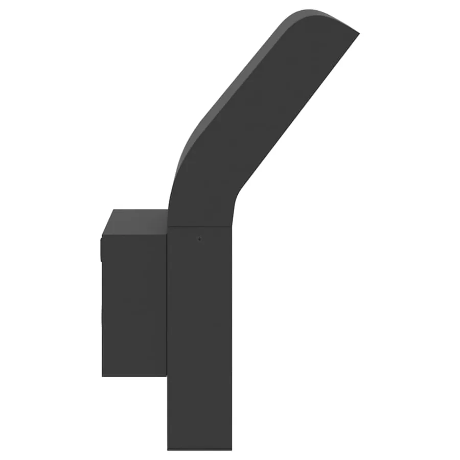 Appliques murales LED d'extérieur 2 pcs noir - 6