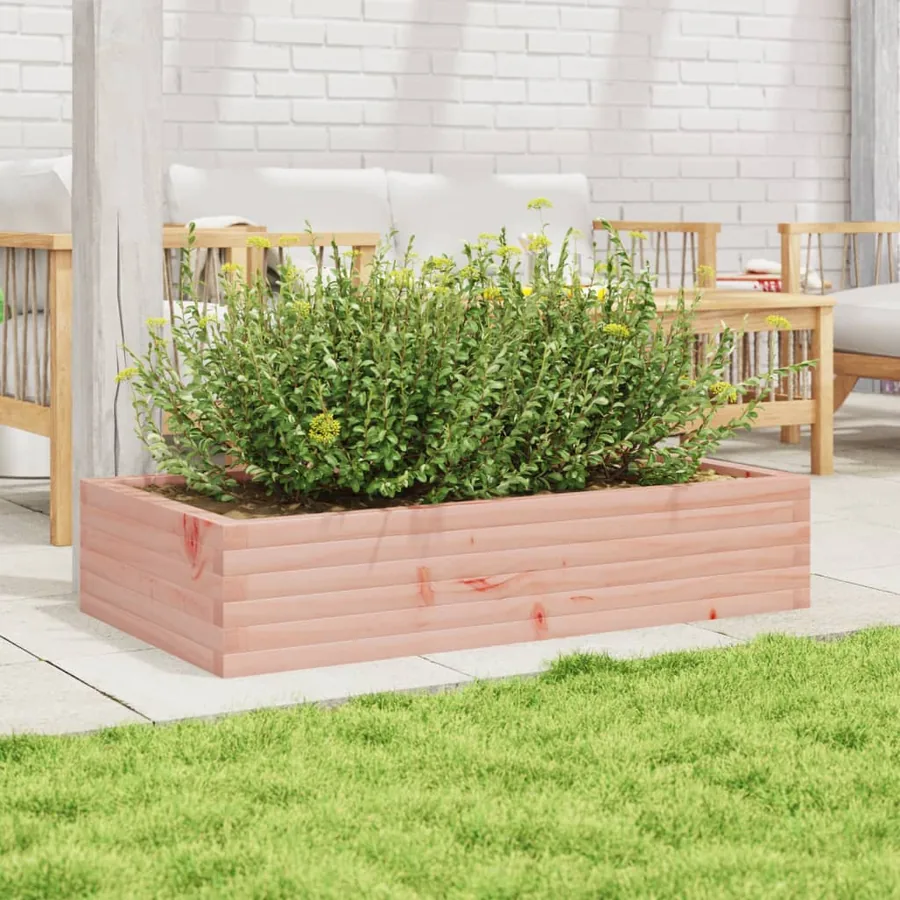 Jardinière 110x60x23 cm bois massif de douglas - 3