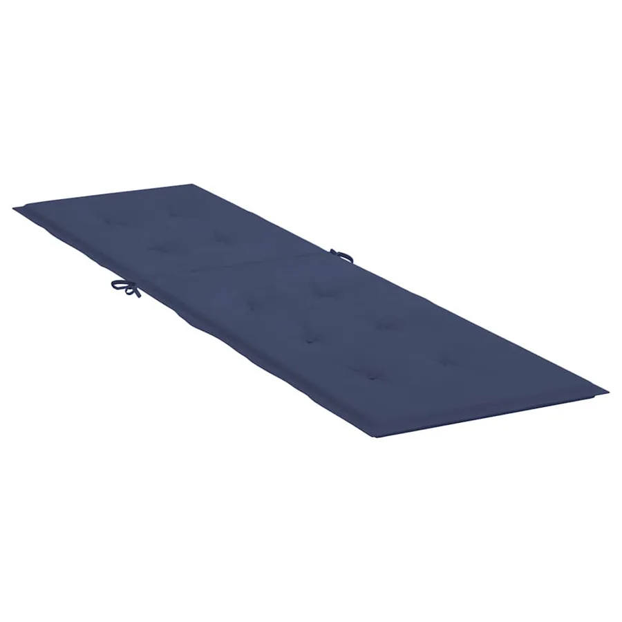 Coussin de chaise de terrasse bleu marine tissu oxford - 4