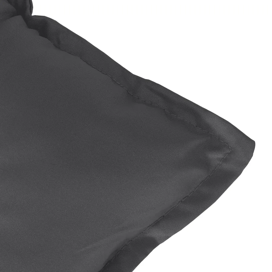 Coussins de chaise à dossier haut lot de 2 anthracite mélangé - 9