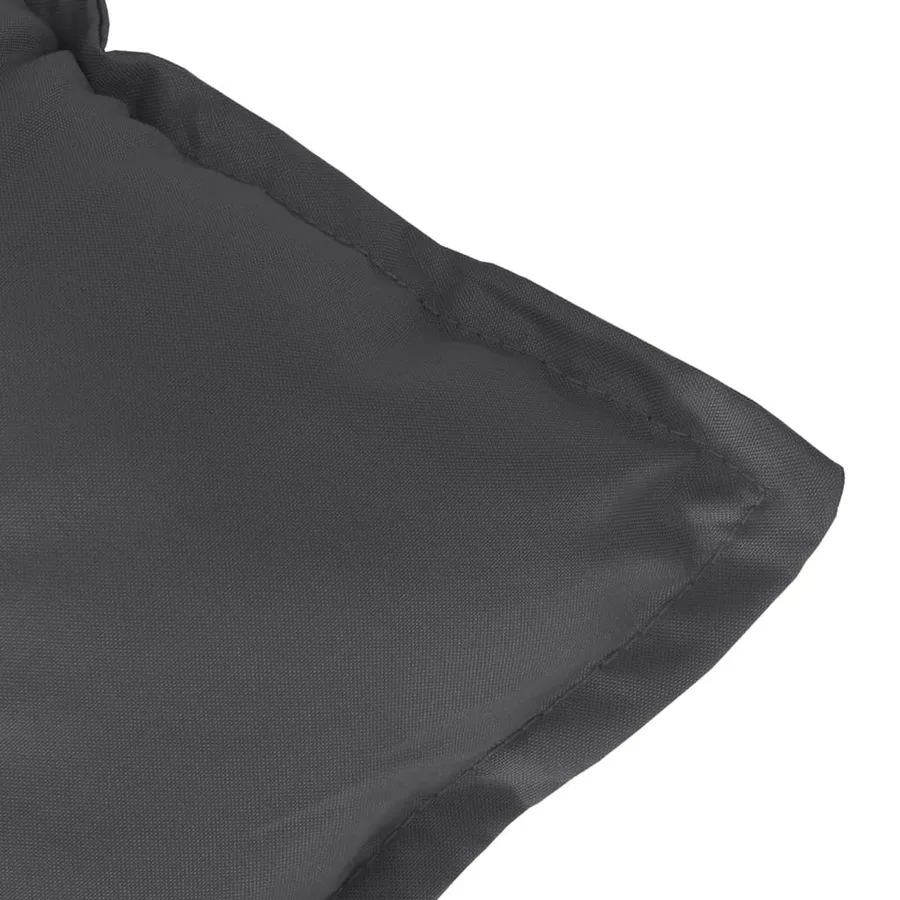Coussins de chaise à dossier bas lot de 2 anthracite mélangé - 9