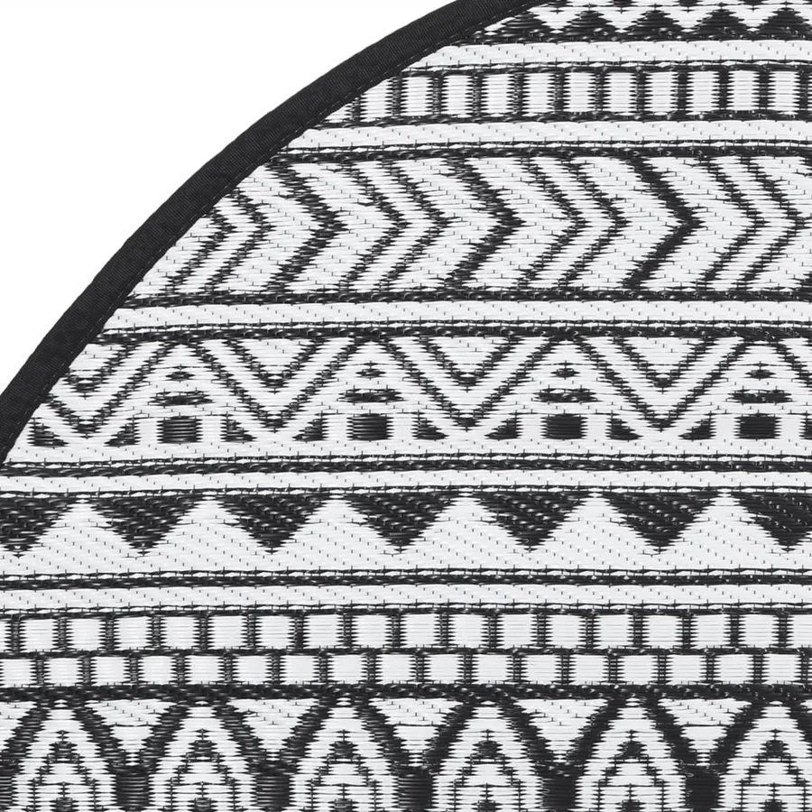 Tapis d'extérieur ARAKIL noir Ø160 cm PP - 4