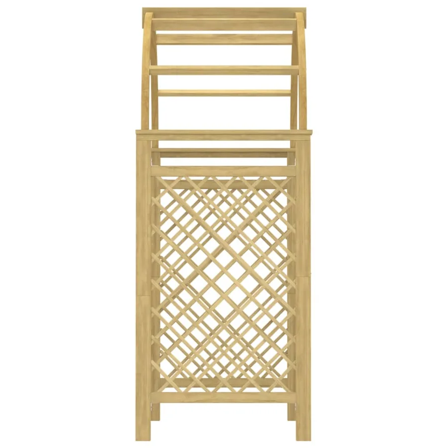 Arche avec treillis 141x97x243 cm Bois de pin massif imprégné - 4