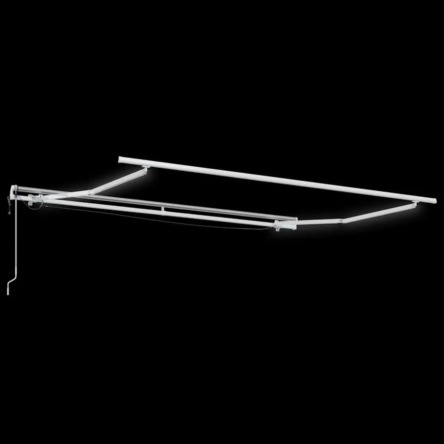Auvent rétractable automatique avec LED anthracite et blanc - 6