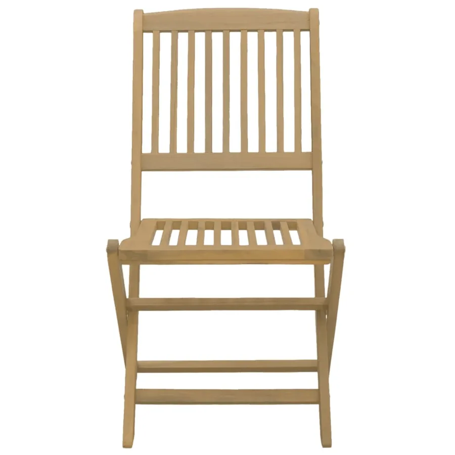 Ensemble à manger de jardin 7 pcs Bois d'acacia solide - 5