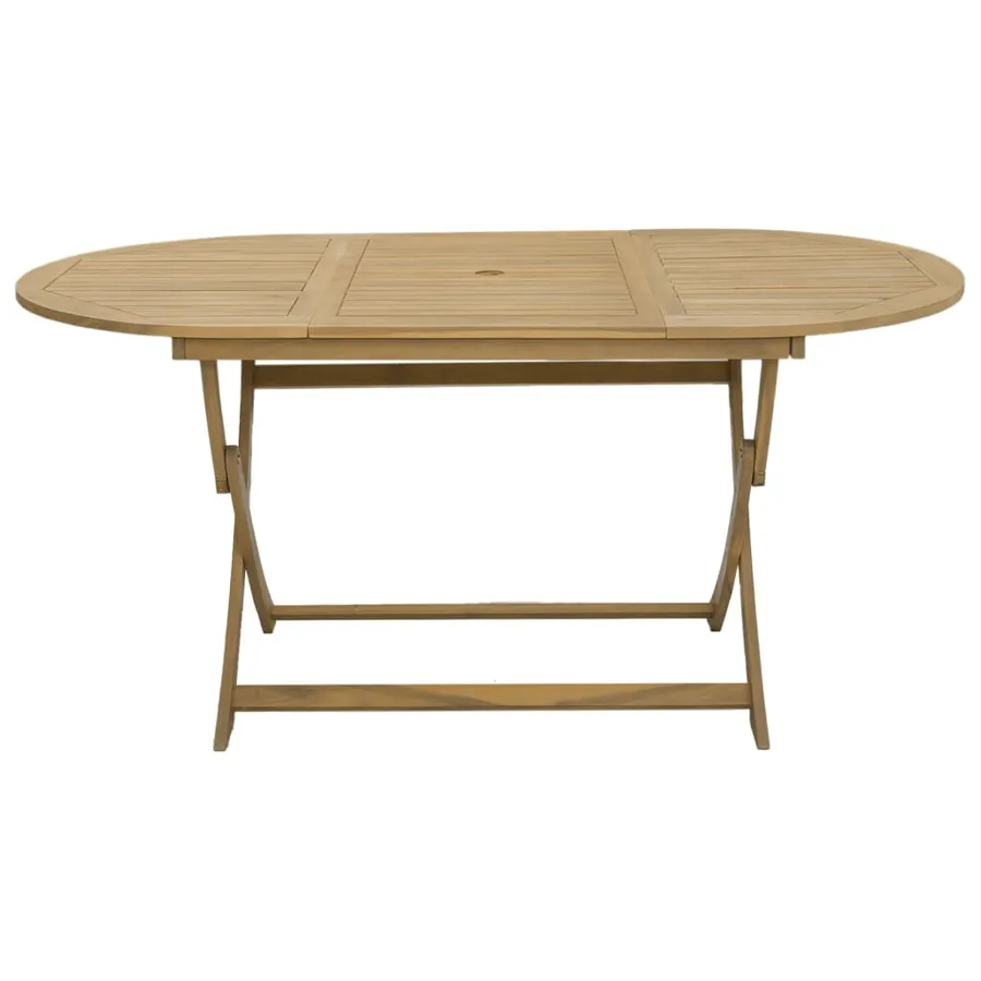 Ensemble à manger de jardin 7 pcs Bois d'acacia solide - 7