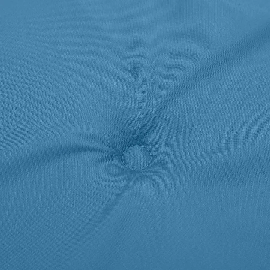 Coussin de chaise longue bleu mélangé (75+105) x 50 x 4 cm tissu - 7