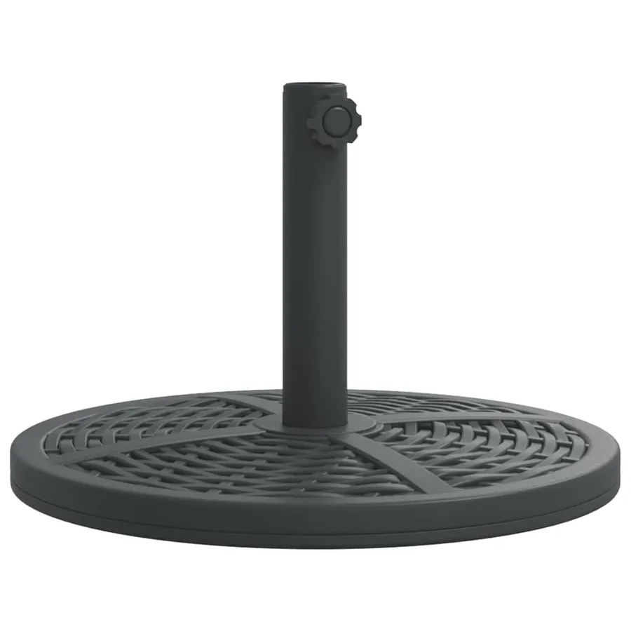 Base de parasol pour mâts Ø38 / 48 mm 12 kg rond - 2