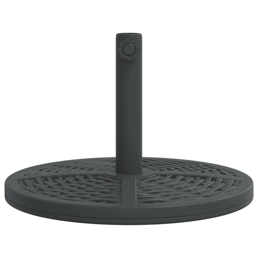 Base de parasol pour mâts Ø38 / 48 mm 12 kg rond - 4