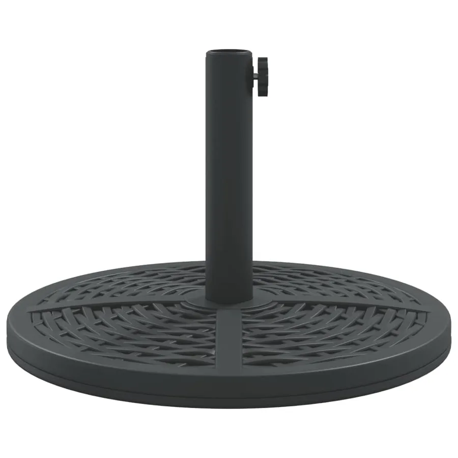 Base de parasol pour mâts Ø38 / 48 mm 12 kg rond - 5