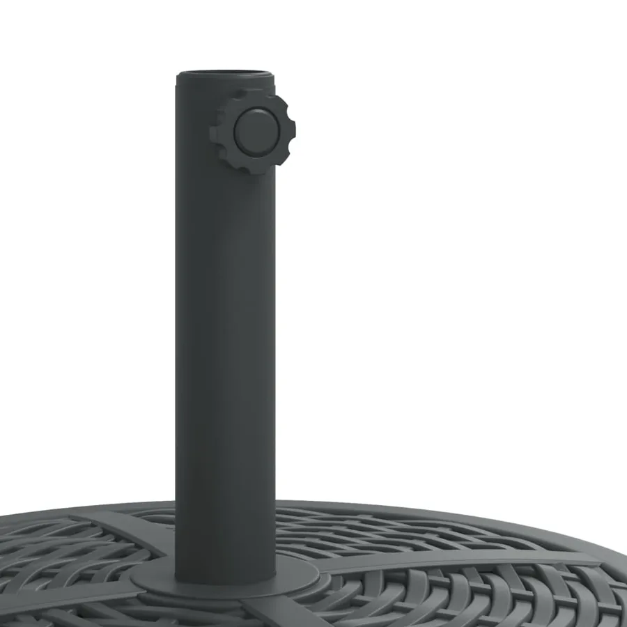 Base de parasol pour mâts Ø38 / 48 mm 12 kg rond - 7
