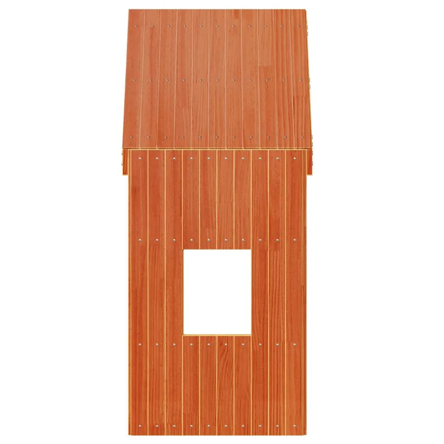 Toit de lit pour enfants 60x99x139,5 cm bois de pin massif - 4