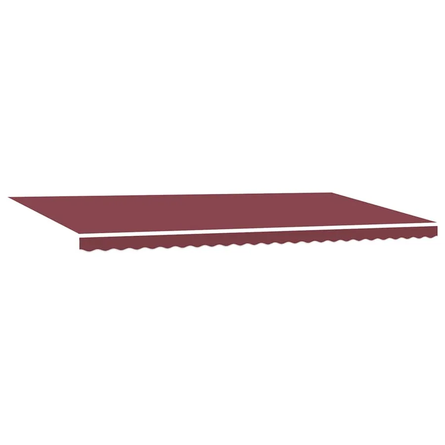 Auvent rétractable automatique bordeaux 600x300 cm - 4