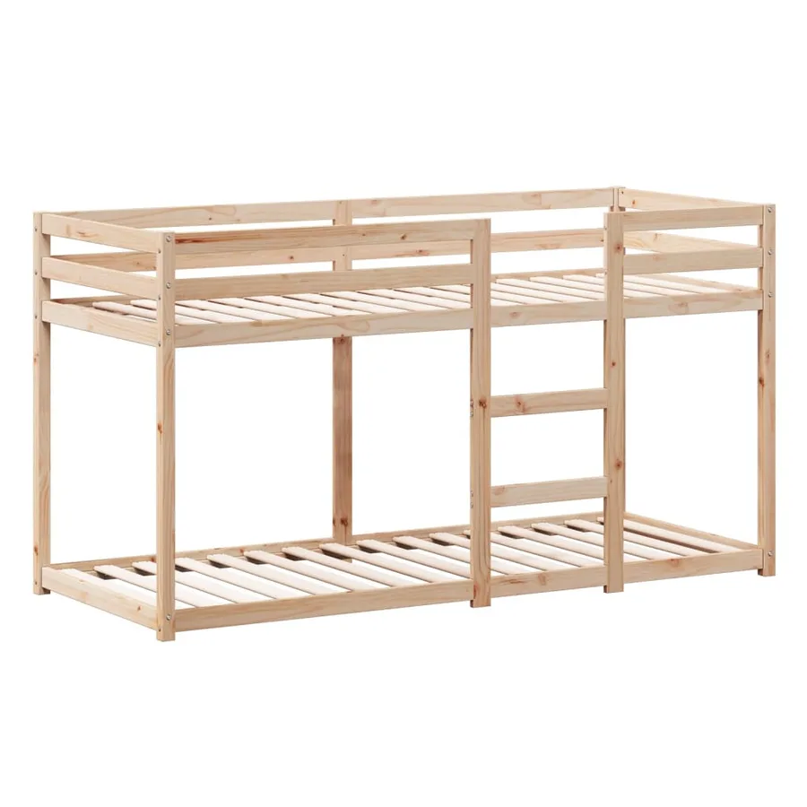 Lit superposé sans matelas 75x190 cm bois de pin massif - 5