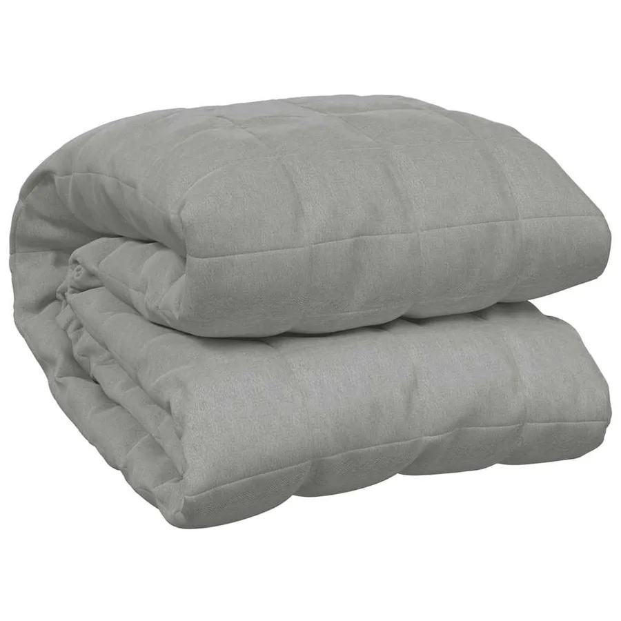 Couverture lestée Gris 120x180 cm 5 kg Tissu - 2
