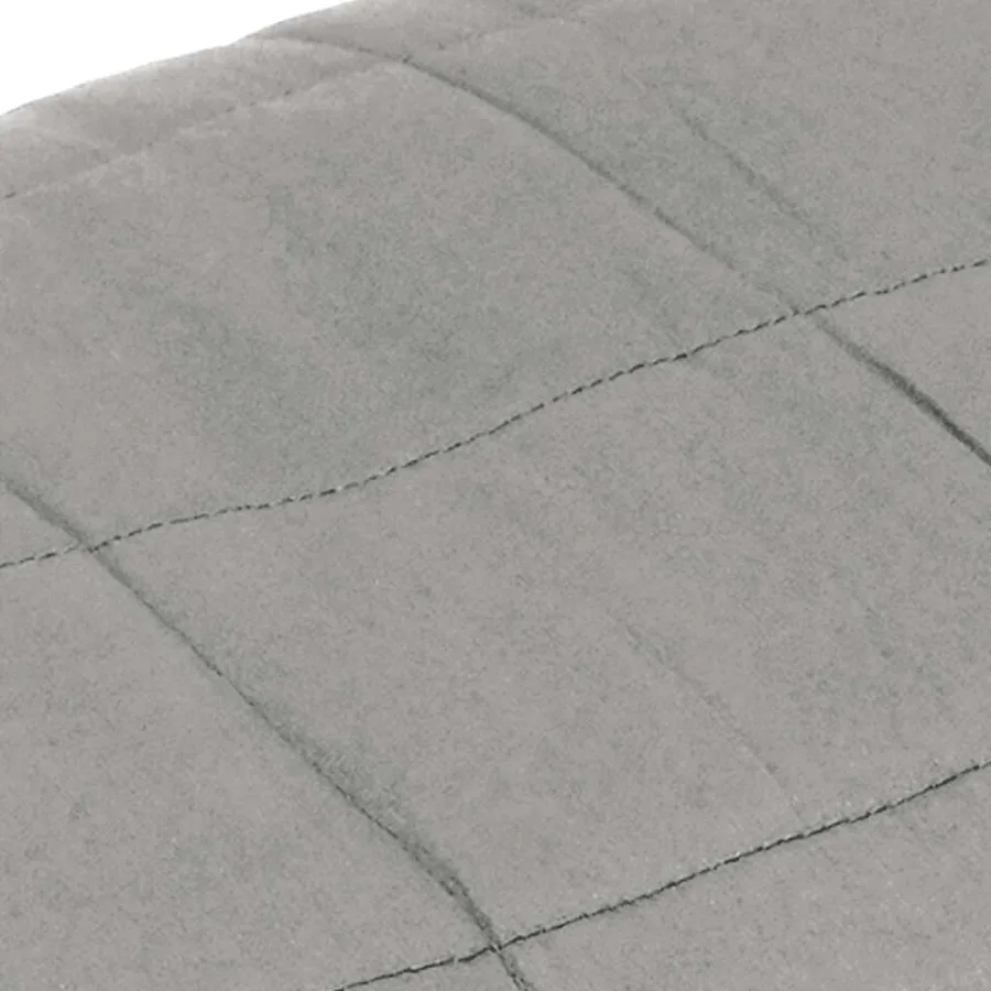 Couverture lestée Gris 120x180 cm 5 kg Tissu - 4