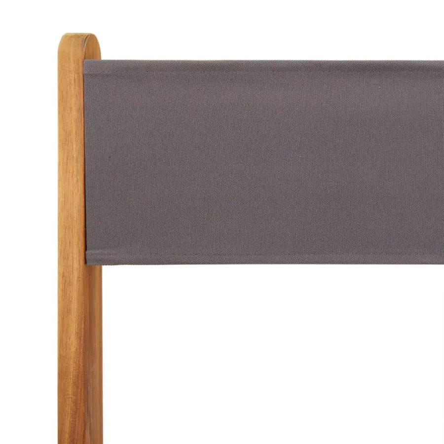 Ensemble de bistro 3 pcs anthracite tissu et bois massif - 10