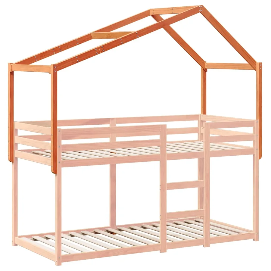 Toit de lit pour enfants 213x95,5x144,5 cm bois de pin massif - 3