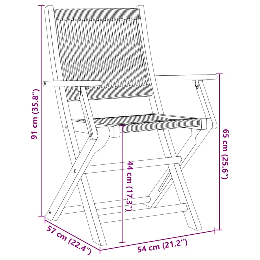 Ensemble de bistro 3 pcs gris polypropylène et bois massif - 12