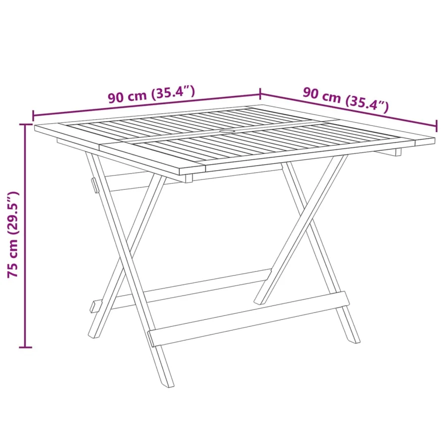 Ensemble à manger de jardin 5pcs gris polypropylène bois massif - 13
