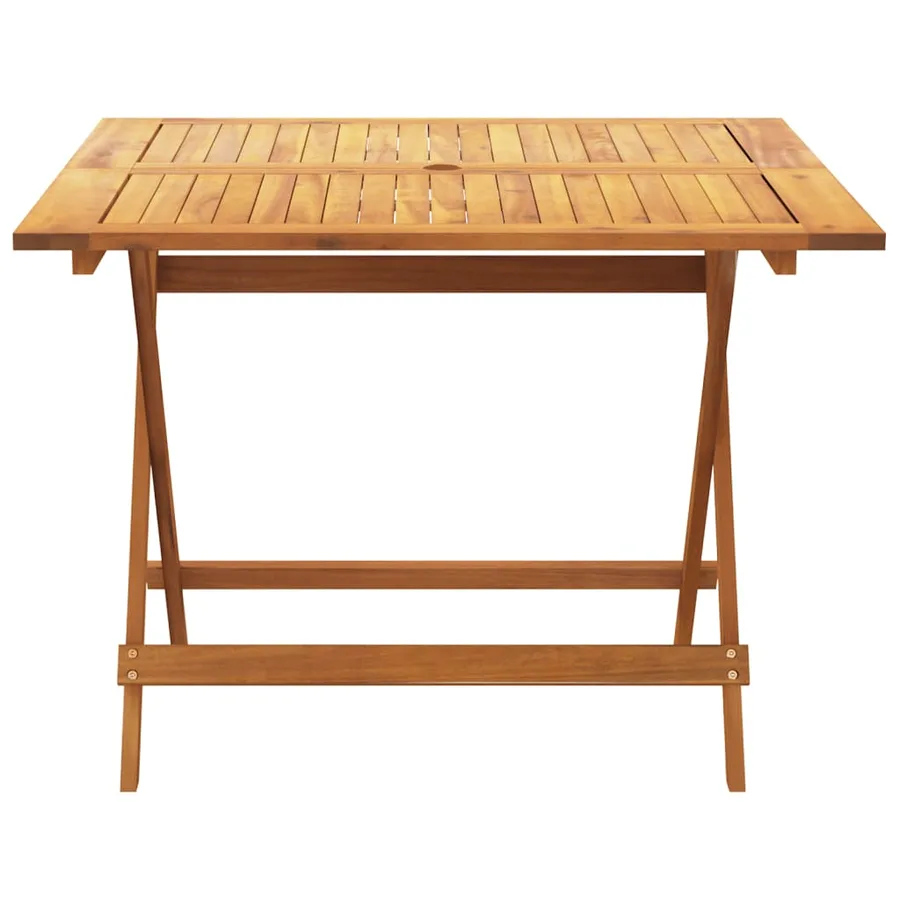 Ensemble à manger de jardin 5pcs gris polypropylène bois massif - 6