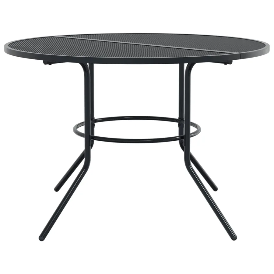 Ensemble de chaises de jardin empilables 5 pcs anthracite - 6