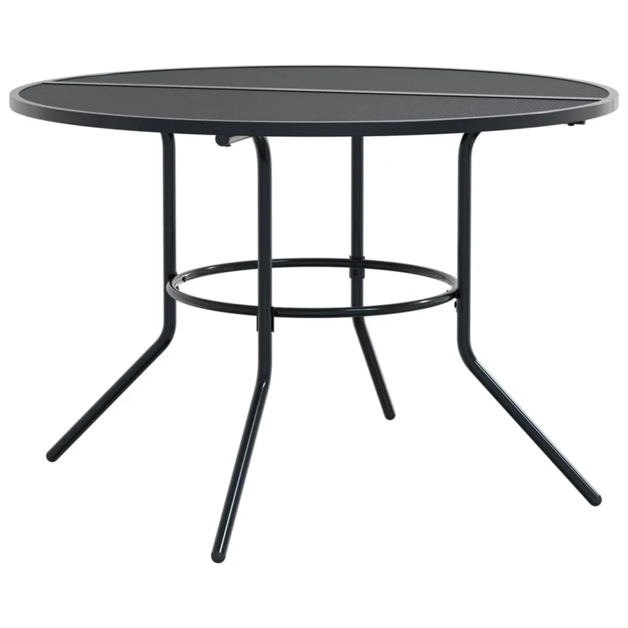 Ensemble de chaises de jardin empilables 5 pcs anthracite - 3