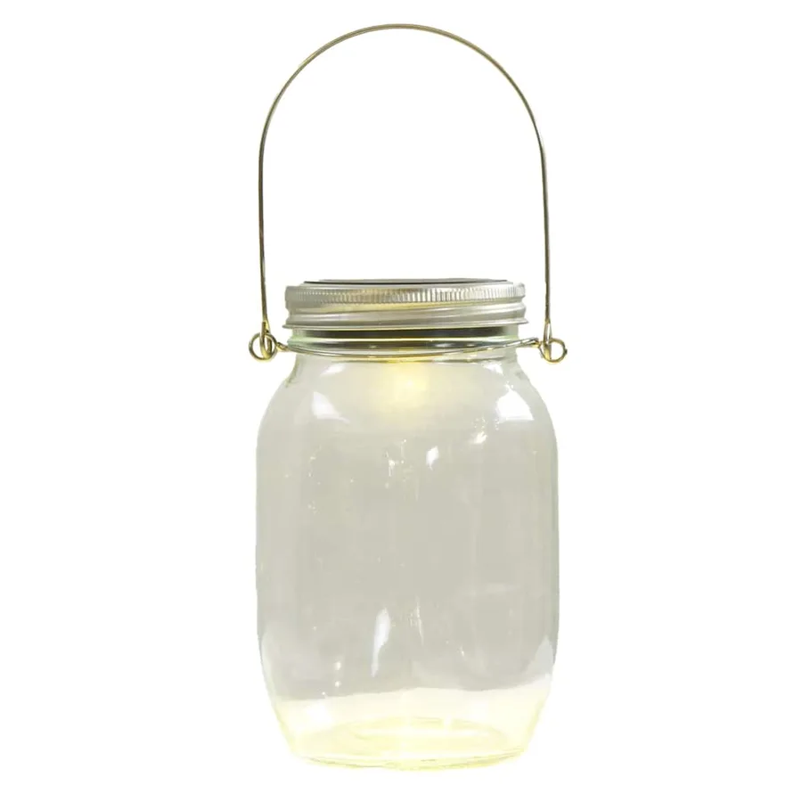 Lampe solaire en verre d'extérieur 12 pcs blanc chaud - 3