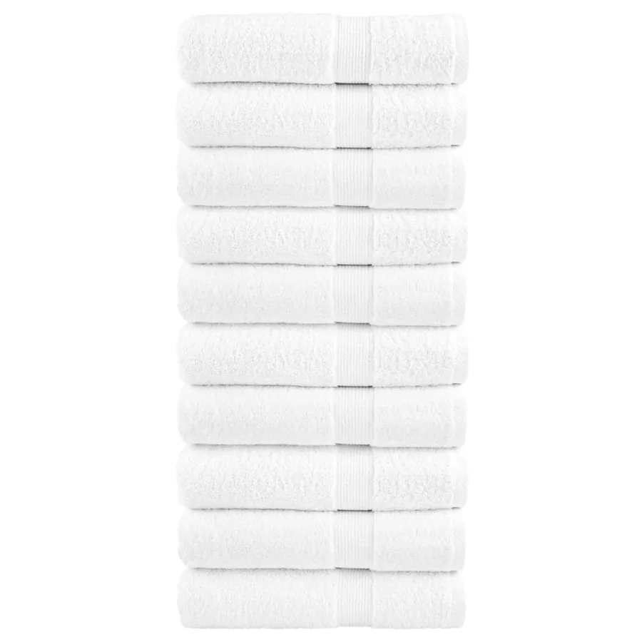 Essuie-mains de qualité supérieure SOLUND 10 pcs blanc 600 g/m²